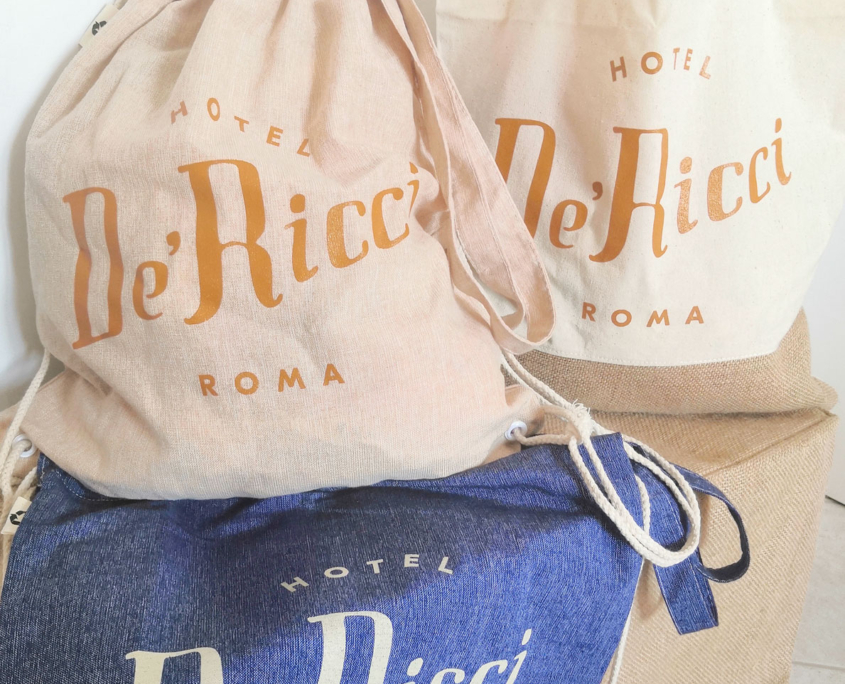 Hotel De Ricci - Shopper Tessuto Personalizzate